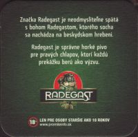 Pivní tácek radegast-77-zadek