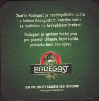 Pivní tácek radegast-91-zadek