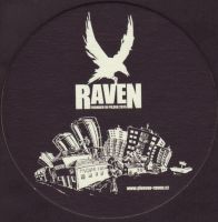 Beer coaster raven-2