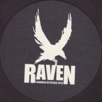 Beer coaster raven-4