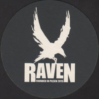 Beer coaster raven-7