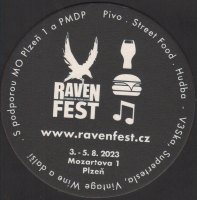 Beer coaster raven-8-zadek