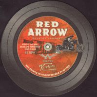 Beer coaster red-arrow-2