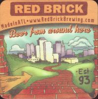 Beer coaster red-brick-1