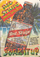 Beer coaster red-stripe-10