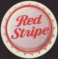 Beer coaster red-stripe-23