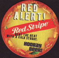 Beer coaster red-stripe-24