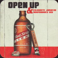 Beer coaster red-stripe-25