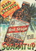 Beer coaster red-stripe-27