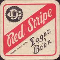 Beer coaster red-stripe-36