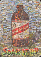 Beer coaster red-stripe-8-zadek