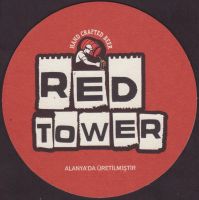 Beer coaster red-tower-4