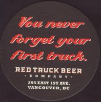 Beer coaster red-truck-1-zadek