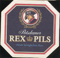 Beer coaster rex-pils-1