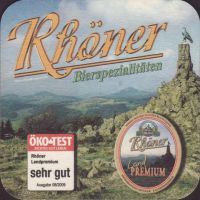 Beer coaster rhonbrauerei-dittmar-5-zadek