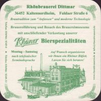 Beer coaster rhonbrauerei-dittmar-6-zadek-small