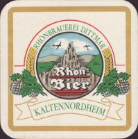 Beer coaster rhonbrauerei-dittmar-8