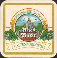 Beer coaster rhonbrauerei-dittmar-9