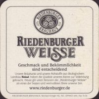 Beer coaster riedenburger-brauhaus-1-zadek