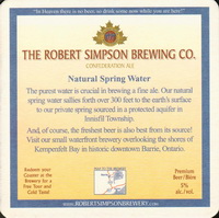 Beer coaster robert-simpson-2-zadek