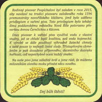 Beer coaster rodinny-pivovar-pospichalovi-1-zadek