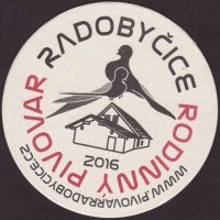 Beer coaster rodinny-pivovar-radobycice-1