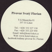 Beer coaster rodinny-pivovar-svaty-florian-2-zadek