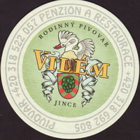 Beer coaster rodinny-pivovar-vilem-jince-1