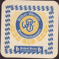 Beer coaster rohrl-brau-frontenhausen-1