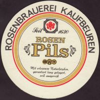 Pivní tácek rosenbrauerei-kaufbeuren-2-zadek