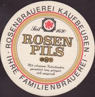 Pivní tácek rosenbrauerei-kaufbeuren-4-zadek