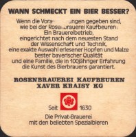 Beer coaster rosenbrauerei-kaufbeuren-6-zadek