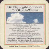 Beer coaster rother-brau-18-zadek