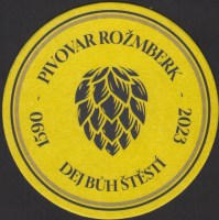 Beer coaster rozmberk-3