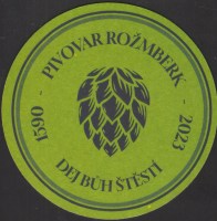 Beer coaster rozmberk-4