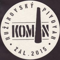 Beer coaster ruzinovsky-pivovar-komin-3-zadek