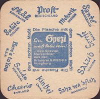 Beer coaster s-riegele-20-zadek