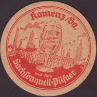 Beer coaster sachsenquellbrauerei-kamenz-4-zadek-small