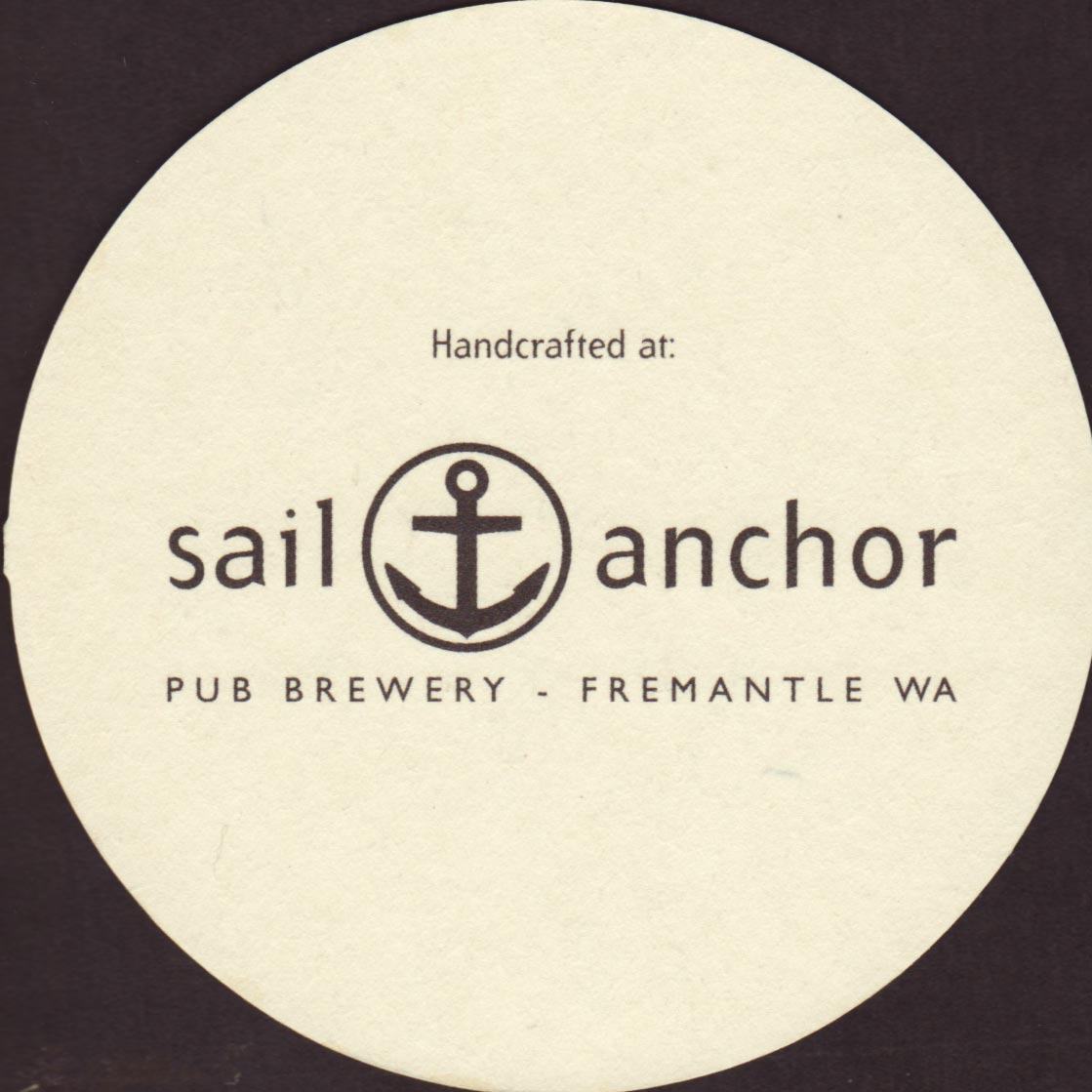 3 different SAIL & ANCHOR BREWERY,Western Australia BEER COASTERS, 