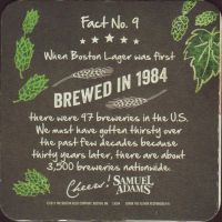 Beer coaster samuel-adams-51-zadek