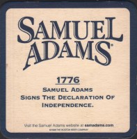 Pivní tácek samuel-adams-84-zadek