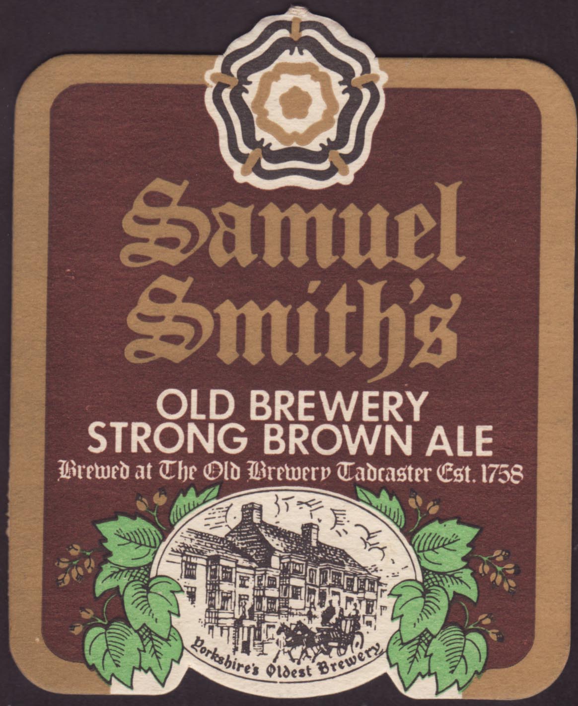 Beer Coaster Coaster Number 2 15 Brewery Samuel Smith City
