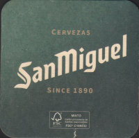 Beer coaster san-miguel-142-oboje