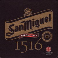 Beer coaster san-miguel-20-oboje