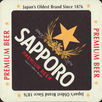 Beer coaster sapporo-7-zadek