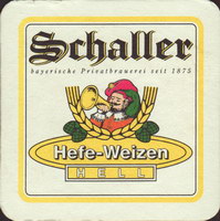 Beer coaster schaller-brau-2-oboje