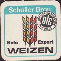 Beer coaster schaller-brau-4-zadek