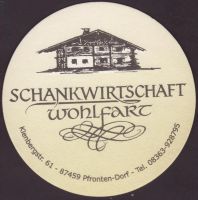 Pivní tácek schankwirtschaft-wohlfart-1