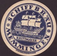 Beer coaster schiffbrauerei-hugo-rittmayer-1