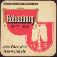 Beer coaster schlossbrauerei-hohenburg-2-oboje